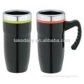 stainless steel travel coffee mug with handle